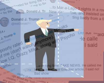 Tweets draw 25th Amendment fire The president's tweets have raised eyebrows.